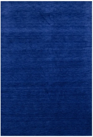 Royal Blue Solid Modern 6X9 Gabbeh Oriental Rug