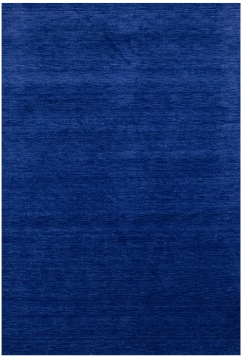 Royal Blue Solid Modern 6X9 Gabbeh Oriental Rug