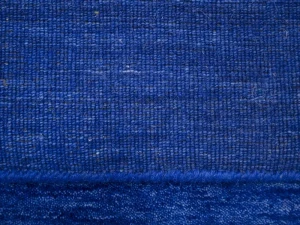 Royal Blue Solid Modern 6X9 Gabbeh Oriental Rug