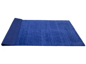 Royal Blue Solid Modern 6X9 Gabbeh Oriental Rug