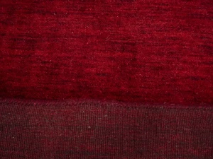 Maroon Red Modern Solid 6X9 Gabbeh Oriental Rug