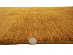 Orange Modern Solid 3X10 Gabbeh Oriental Runner Rug