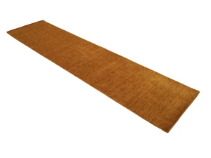Orange Modern Solid 3X10 Gabbeh Oriental Runner Rug