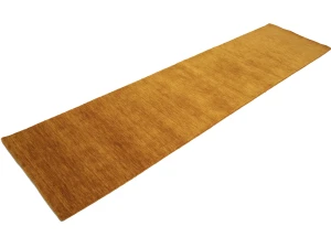 Orange Modern Solid 3X10 Gabbeh Oriental Runner Rug
