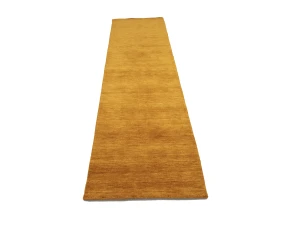 Orange Modern Solid 3X10 Gabbeh Oriental Runner Rug