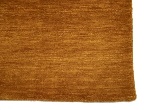 Orange Modern Solid 3X10 Gabbeh Oriental Runner Rug