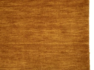 Orange Modern Solid 3X10 Gabbeh Oriental Runner Rug