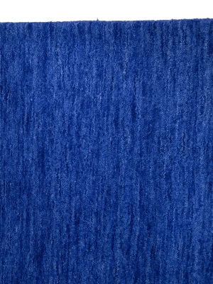Solid Royal Blue Modern 3X10 Gabbeh Oriental Runner Rug