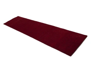 Maroon Red Modern Solid 3X10 Gabbeh Oriental Runner Rug