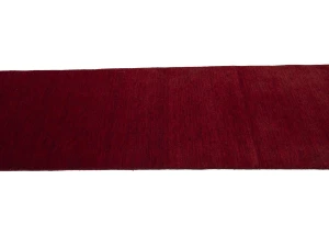 Maroon Red Modern Solid 3X10 Gabbeh Oriental Runner Rug