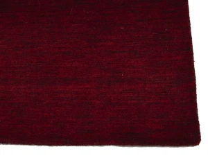 Maroon Red Modern Solid 3X10 Gabbeh Oriental Runner Rug