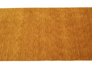 Orange Modern Solid 3X12 Gabbeh Oriental Runner Rug