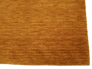 Orange Modern Solid 3X12 Gabbeh Oriental Runner Rug