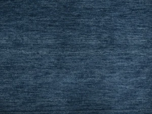 Steel Blue Modern Solid 3X12 Gabbeh Oriental Runner Rug