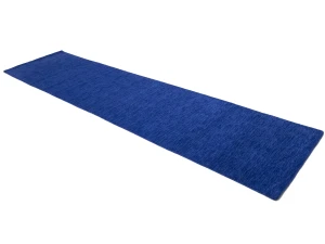Solid Royal Blue Modern 3X12 Gabbeh Oriental Runner Rug