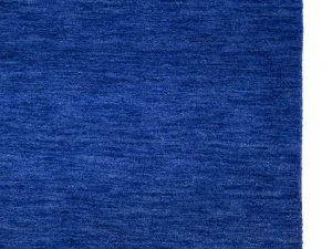 Solid Royal Blue Modern 3X12 Gabbeh Oriental Runner Rug