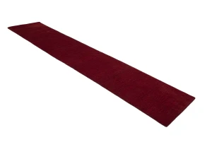 Maroon Red Modern Solid 3X12 Gabbeh Oriental Runner Rug