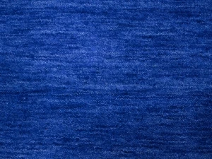 Solid Royal Blue Modern 8X8 Gabbeh Oriental Round Rug