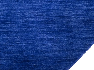 Solid Royal Blue Modern 8X8 Gabbeh Oriental Round Rug