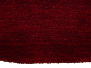 Maroon Red Modern Solid 8X8 Gabbeh Oriental Round Rug