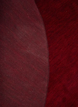 Maroon Red Modern Solid 8X8 Gabbeh Oriental Round Rug