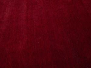 Maroon Red Modern Solid 8X8 Gabbeh Oriental Round Rug