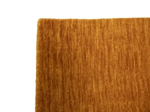 Orange Modern Solid 8X8 Gabbeh Oriental Square Rug