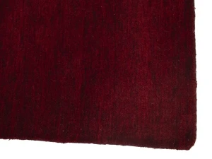 Maroon Red Modern Solid 8X8 Gabbeh Oriental Square Rug