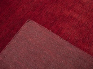 Maroon Red Modern Solid 8X8 Gabbeh Oriental Square Rug