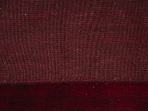 Maroon Red Modern Solid 8X8 Gabbeh Oriental Square Rug