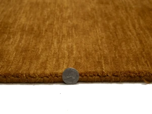 Orange Modern Solid 8X10 Gabbeh Oriental Rug