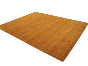 Orange Modern Solid 8X10 Gabbeh Oriental Rug