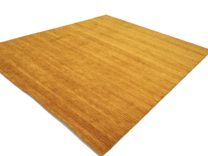 Orange Modern Solid 8X10 Gabbeh Oriental Rug