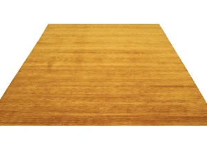 Orange Modern Solid 8X10 Gabbeh Oriental Rug