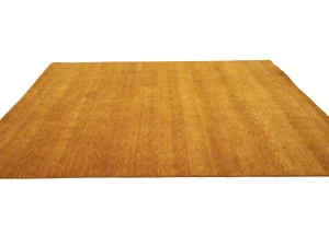 Orange Modern Solid 8X10 Gabbeh Oriental Rug