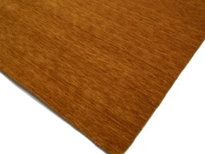 Orange Modern Solid 8X10 Gabbeh Oriental Rug