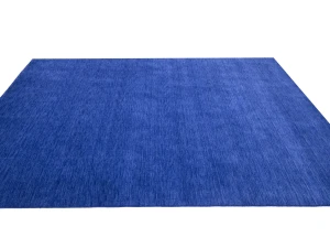 Solid Royal Blue Modern 8X10 Gabbeh Oriental Rug