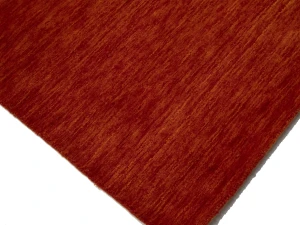 Orange Red Modern Solid 8X10 Gabbeh Oriental Rug