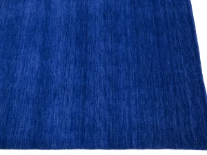 Solid Royal Blue Modern 9X12 Gabbeh Oriental Rug