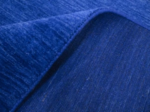 Solid Royal Blue Modern 9X12 Gabbeh Oriental Rug
