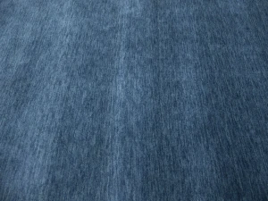 Steel Blue Modern Solid 9X12 Gabbeh Oriental Rug
