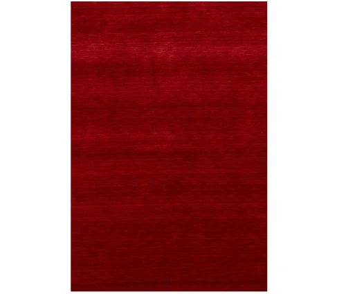 Cherry Red Solid Tribal Gabbeh Modern Rug in All Size