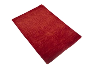 Cherry Red Solid Tribal Gabbeh Modern Rug in All Size