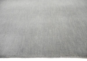 Gray Tribal Solid Gabbeh Modern Rug 2X3