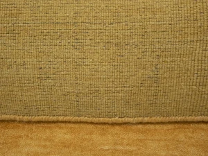 Golden Peach Solid Gabbeh Modern Rug in All Size