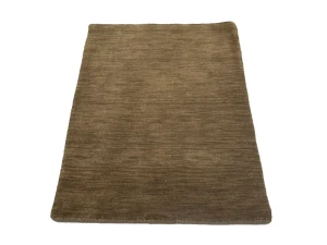 Brown Solid Gabbeh Modern Rug in All Size