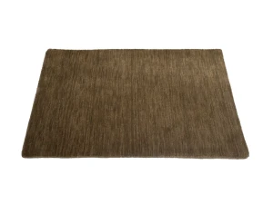 Brown Solid Gabbeh Modern Rug in All Size