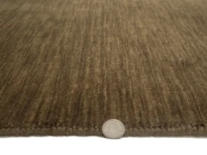 Brown Solid Gabbeh Modern Rug in All Size