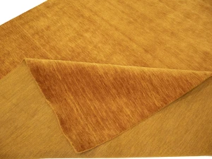 Orange Modern Solid 9X12 Gabbeh Oriental Rug