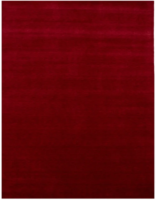 Red Modern Solid 9X12 Gabbeh Oriental Rug